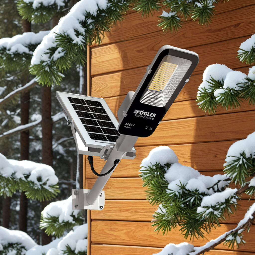 Zmogljiva solarna svetilka, senzor mraka, daljinsko upravljanje, Vögler Professional 600W